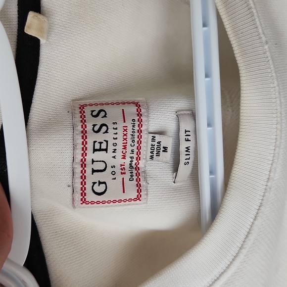 White Guess Crewneck Medium - Picture 3 of 3